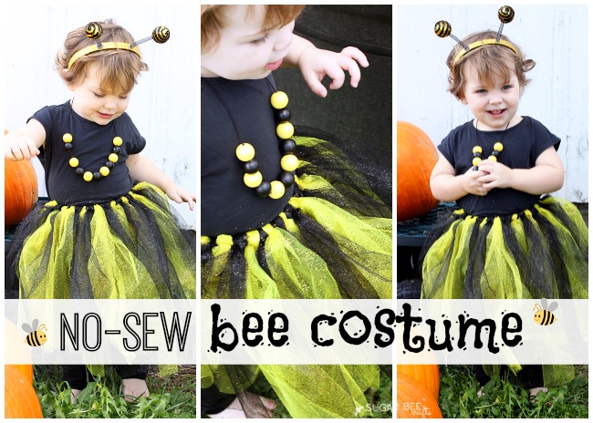 No Sew DIY Bumble Bee Costume