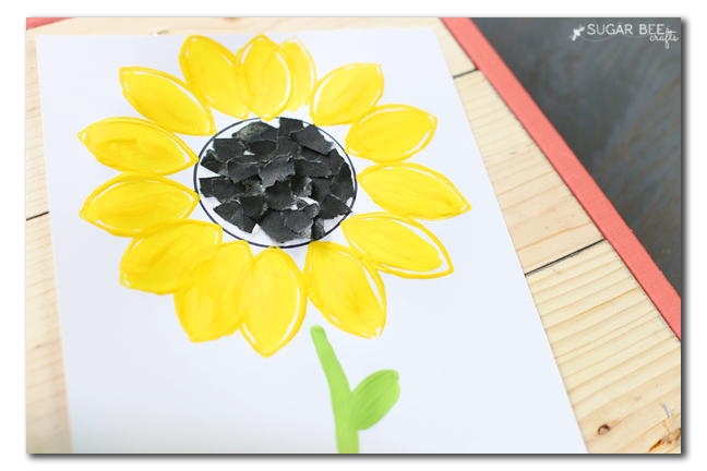 kids craft sunflower idea