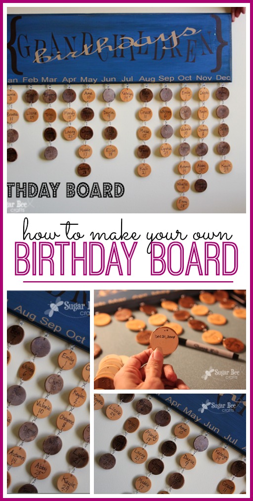 how to make your own birthday board