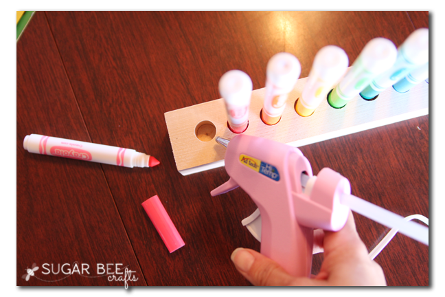 Rainbow Marker Holder - Sugar Bee Crafts