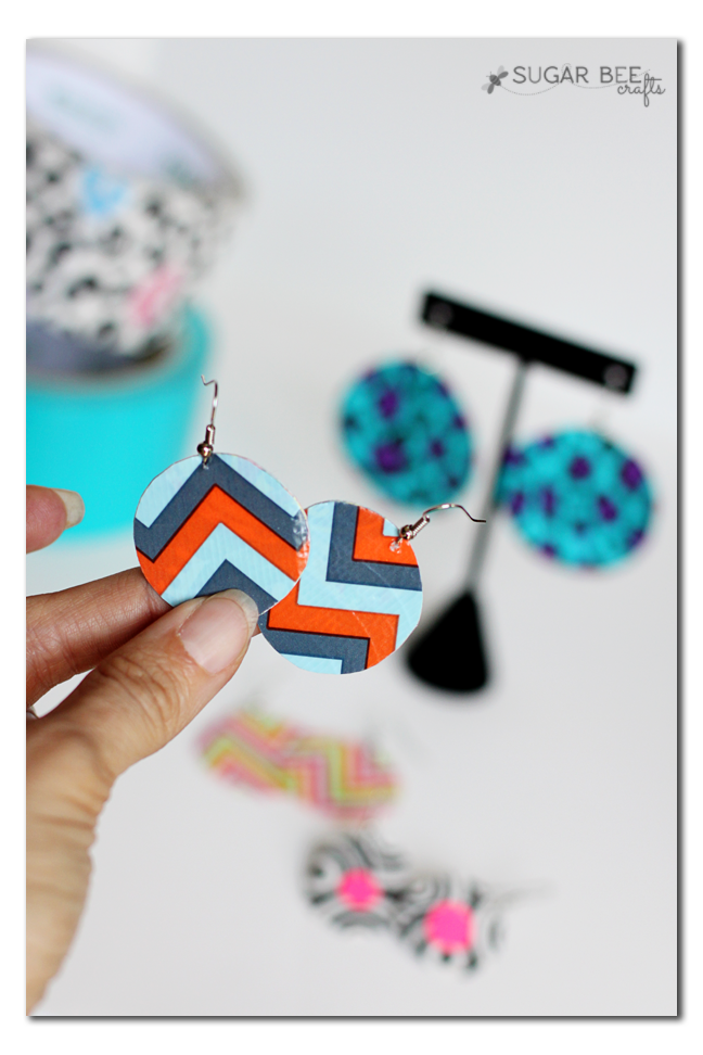 duck duct tape round earrings how to