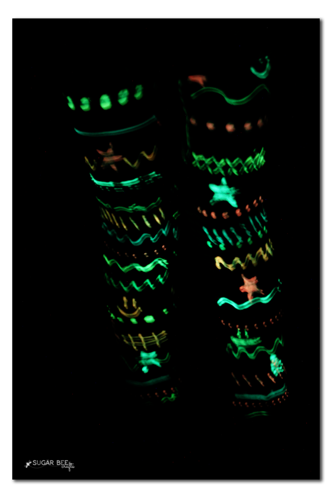 leggings diy glow in the dark