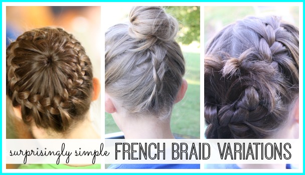 simple french braid variations