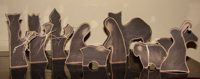 Wooden Nativity Silhouettes