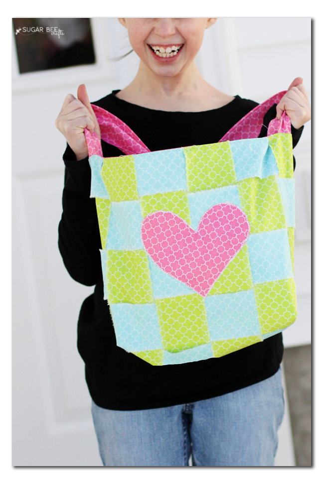 woven patchwork bag