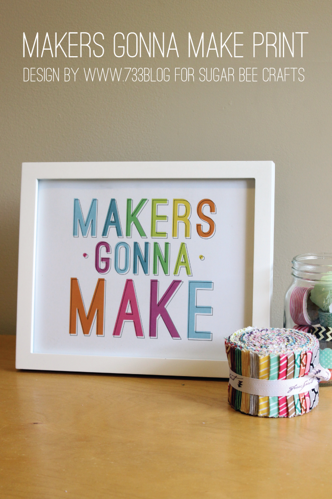 Makers Gonna Make Print - Design by @733blog