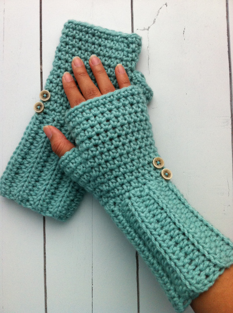 DIY Fingerless Crochet Gloves - Page 9 of 14 - Sugar Bee Crafts