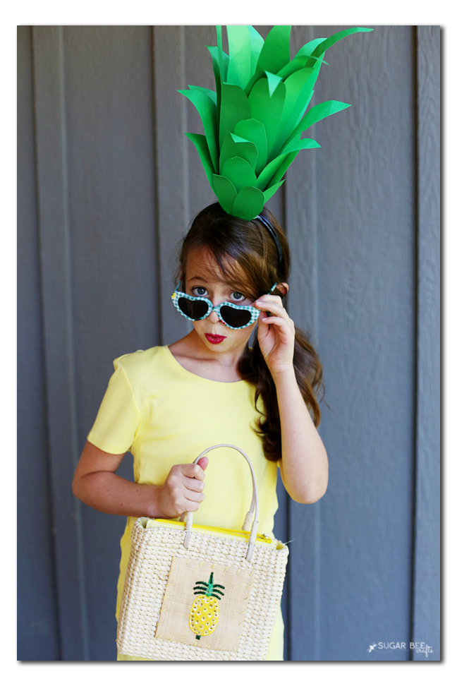Diy Pinapple Costume Idea How To Make A Fun Headdress Headband - Pineapple Costume Headband Diy