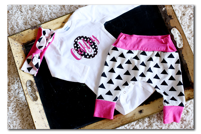 diy personalized baby outfit