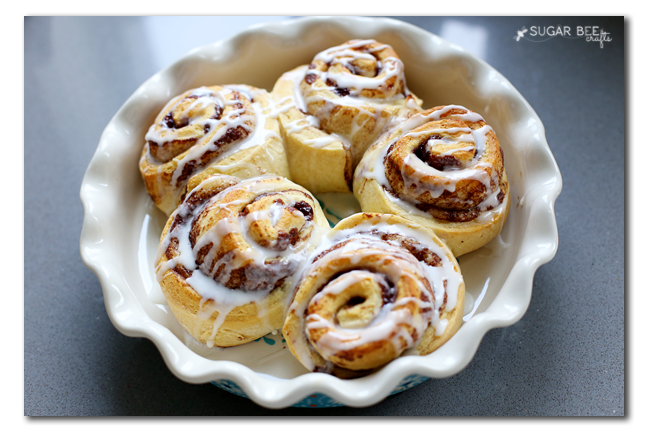 easy peasy cinnamon rolls from a can