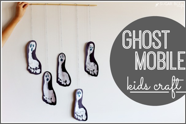ghost mobile kids craft idea