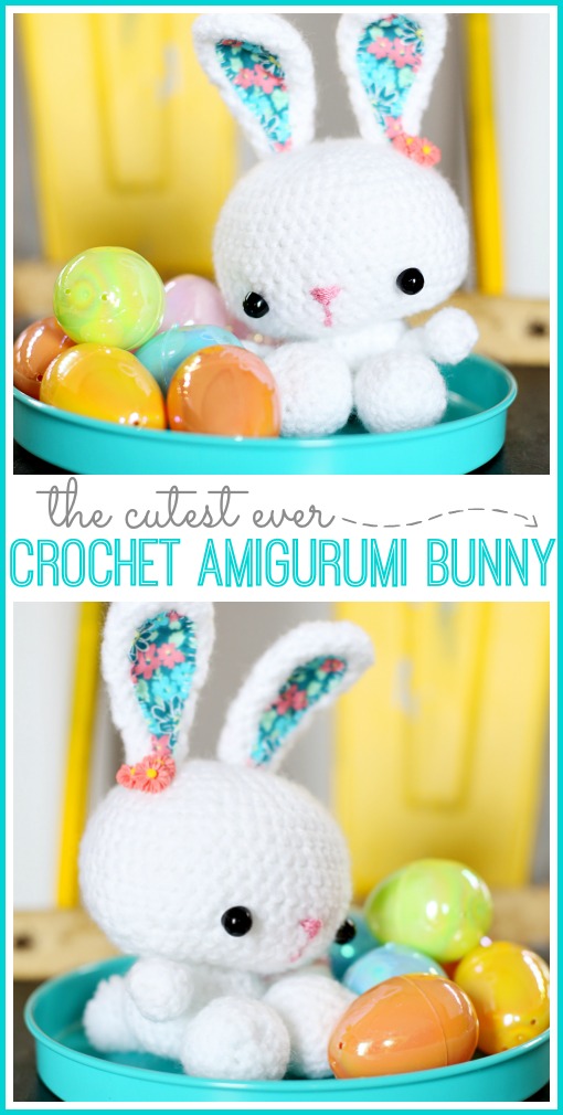 make a crochet bunny amigurumi