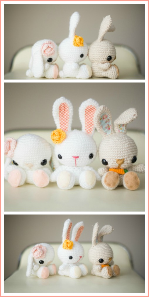 spring bunny crochet pattern all about ami