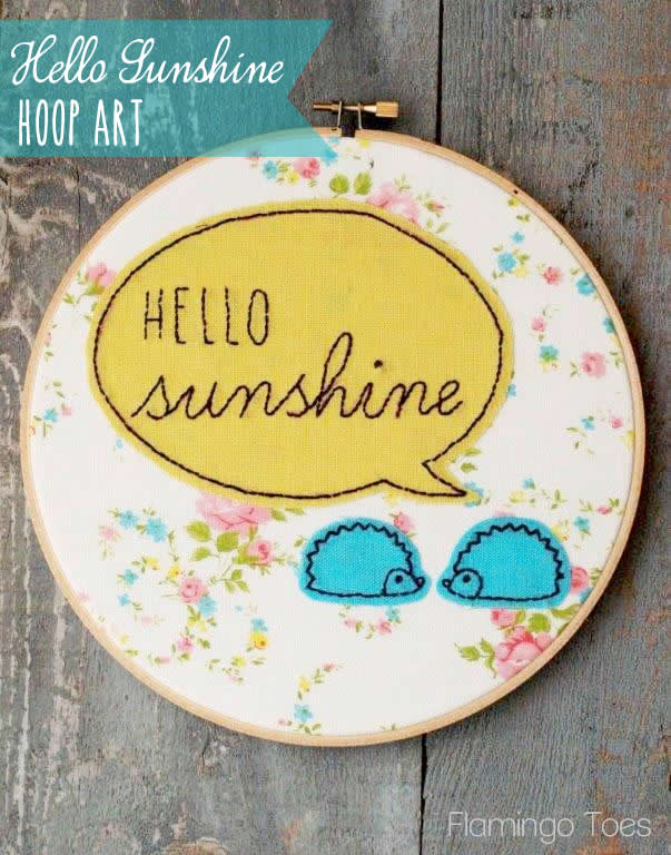 Hello-Sunshine-Hoop-Art