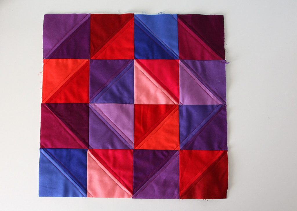 monochromatic-half-square-triangle-quilt-block