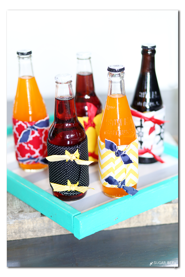 drink coozie simple sewing project idea
