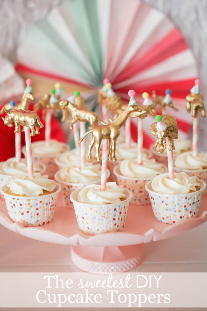 Gold-Animal-Cupcake-Toppers