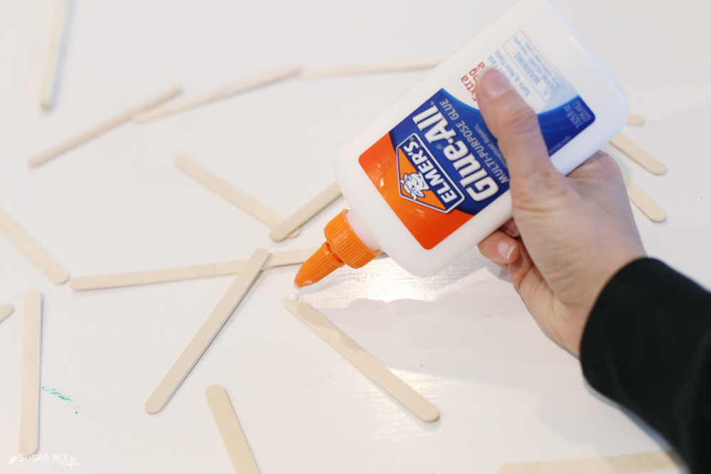 glue-craft-stick-snowflake