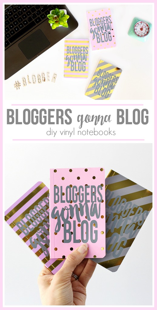 bloggers gonna blog diy vinyl notebooks