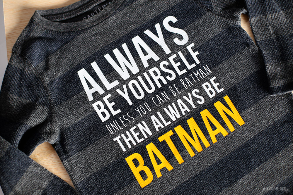 always be batman diy graphic tee