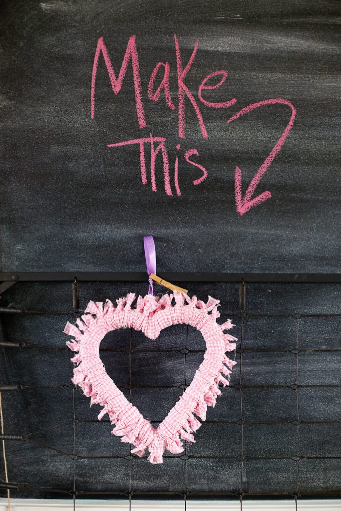 make this heart wreath tutorial how to