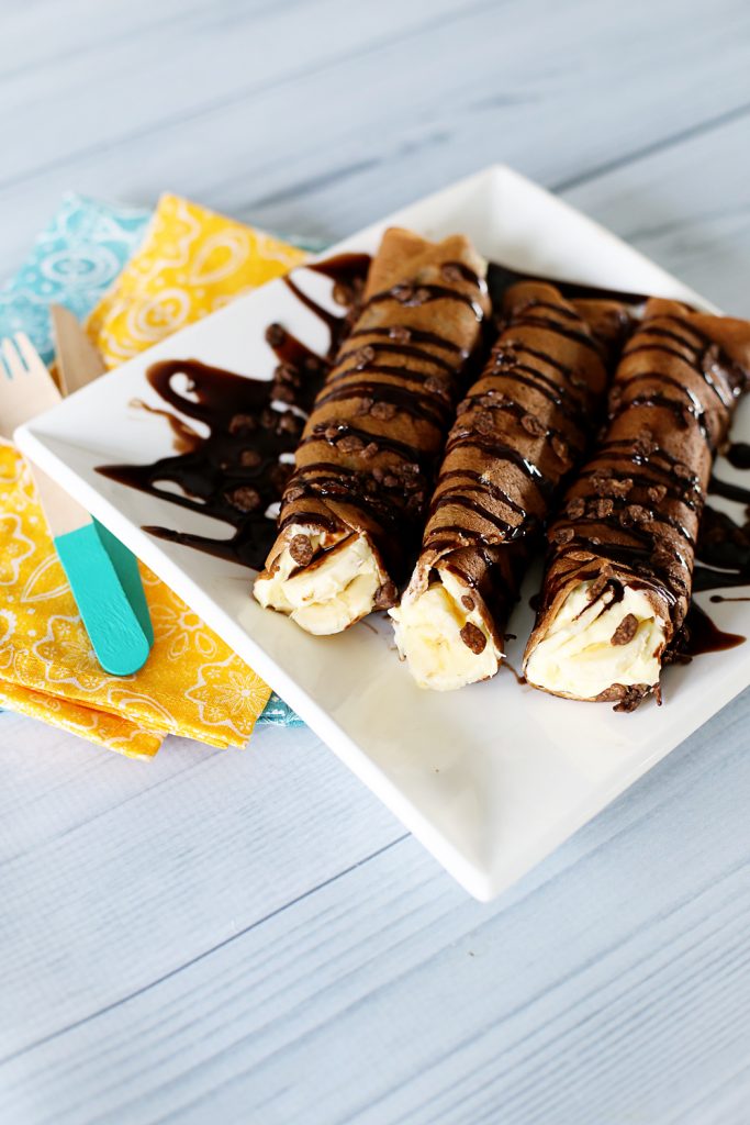 chocolate banana crepes recipe