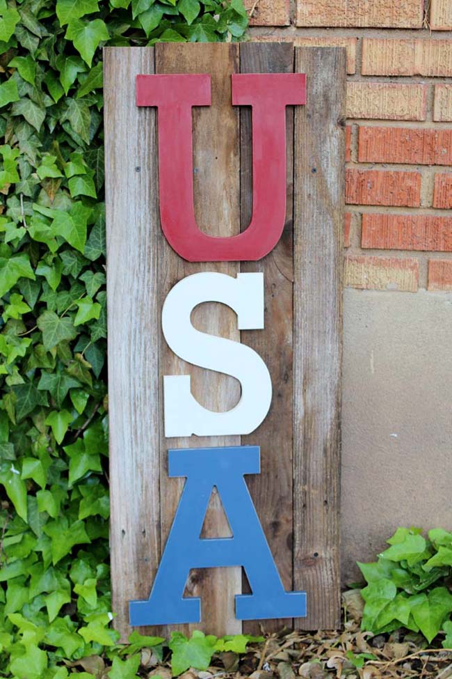 USA reclaimed wood sign (1)