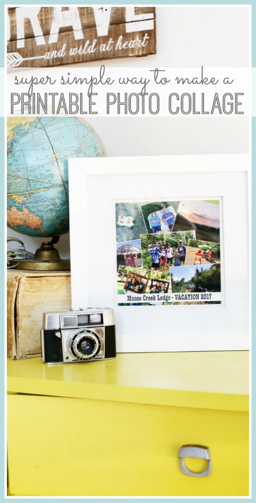 how to make a printable photo collage