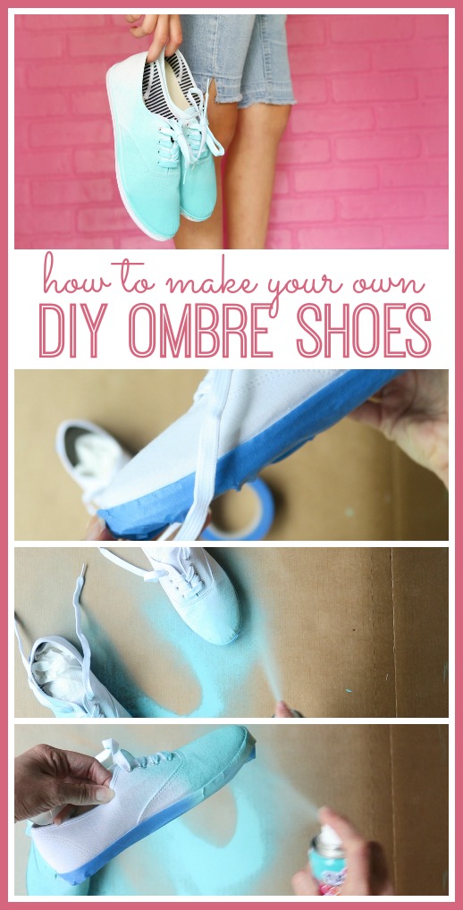how to make ombre shoes
