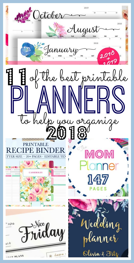 Best planners for 2018