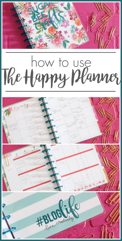 how to use a planner the happy planner
